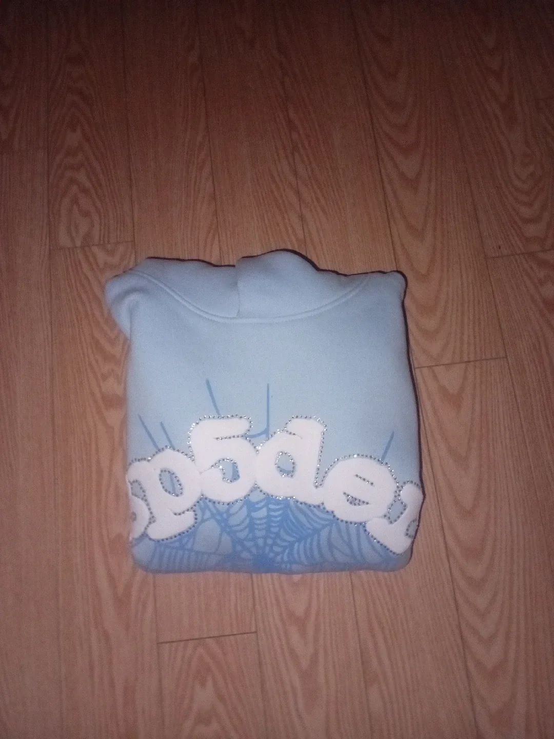 Real Sp5der Hoodie - Size S - Light Blue image indicator(5)