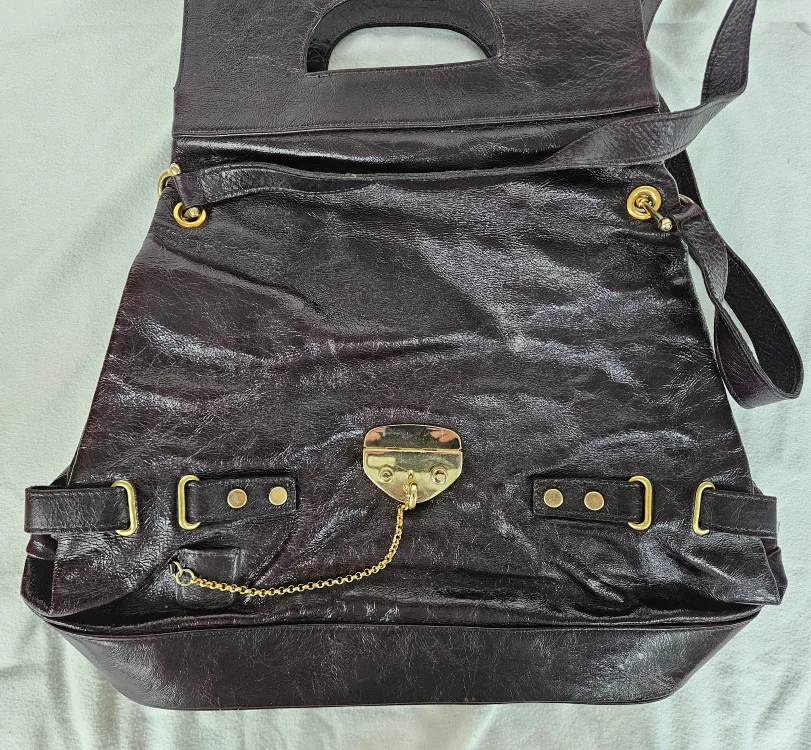 Foley + Corinna Hobos Leather Crossbody Bag Dark Brown image indicator(2)