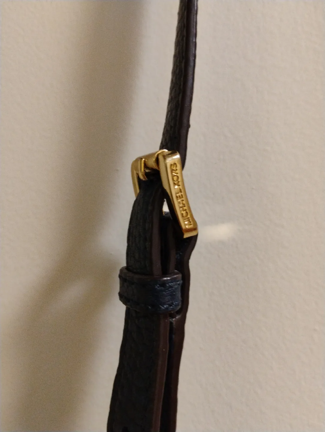 Michael Kors Navy Blue Leather Crossbody Bag image indicator(4)