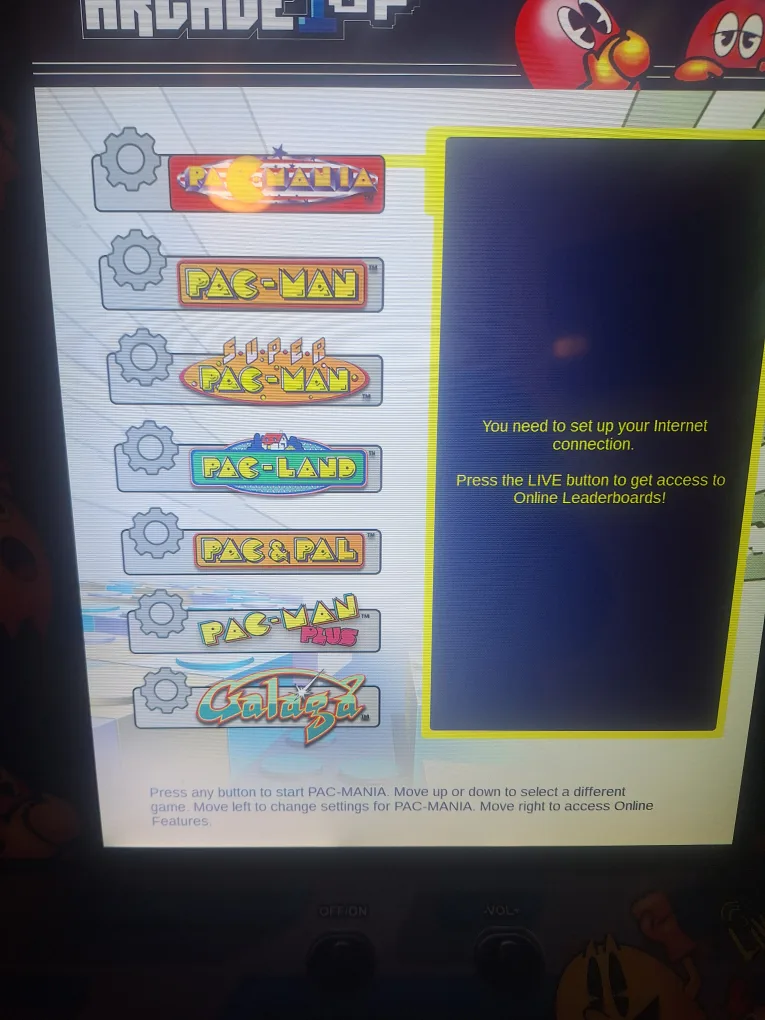 Arcade1Up Pac-Mania Arcade Machine image indicator(3)