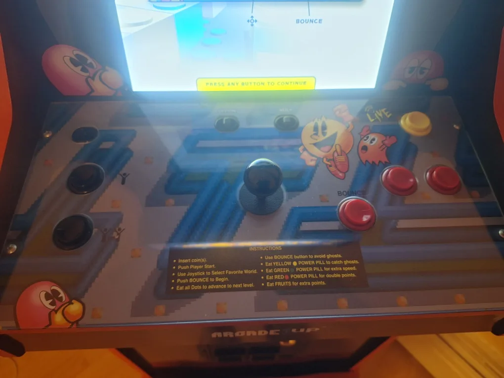 Arcade1Up Pac-Mania Arcade Machine image indicator(4)