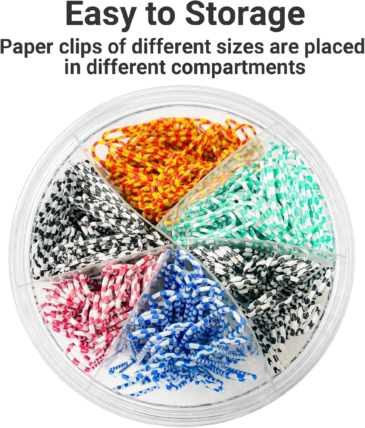 500Pcs Paper Clips,Medium & Jumbo - photo 5