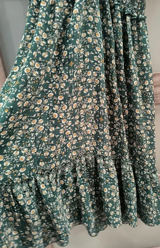 Max Studio Green Floral Dress - Size XL image indicator(4)