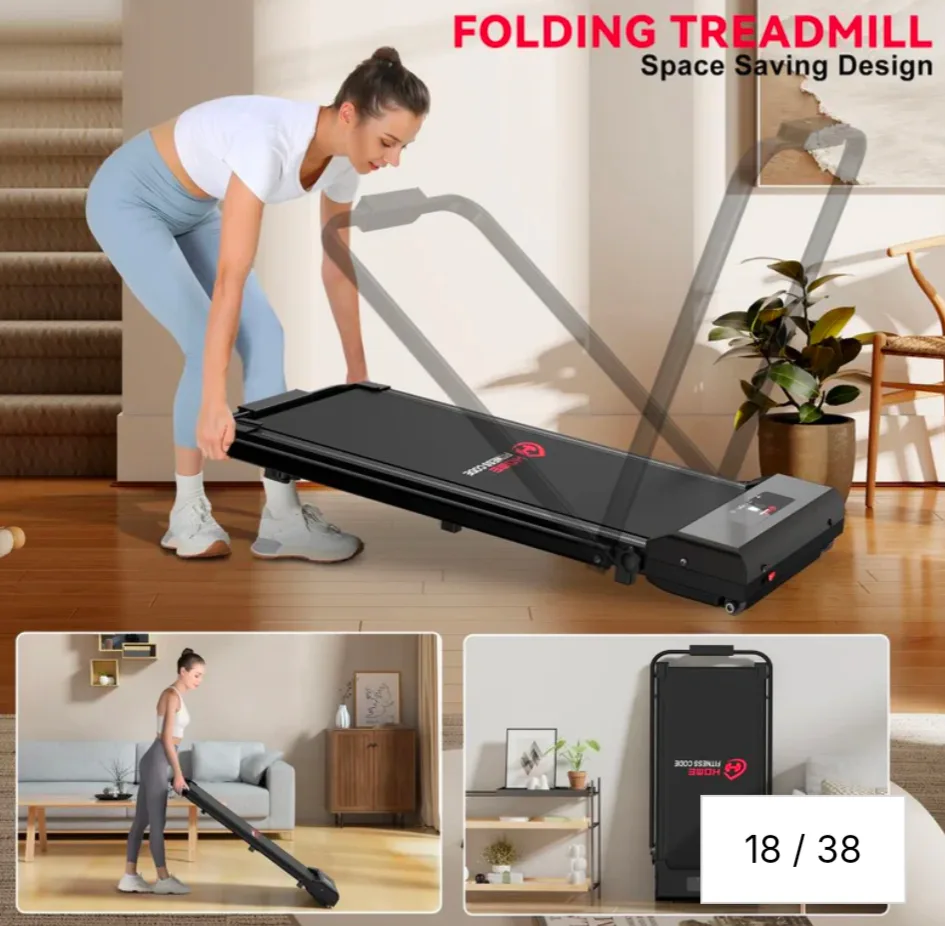 2-in-1 Folding Treadmill - Space Saving Design image indicator(5)