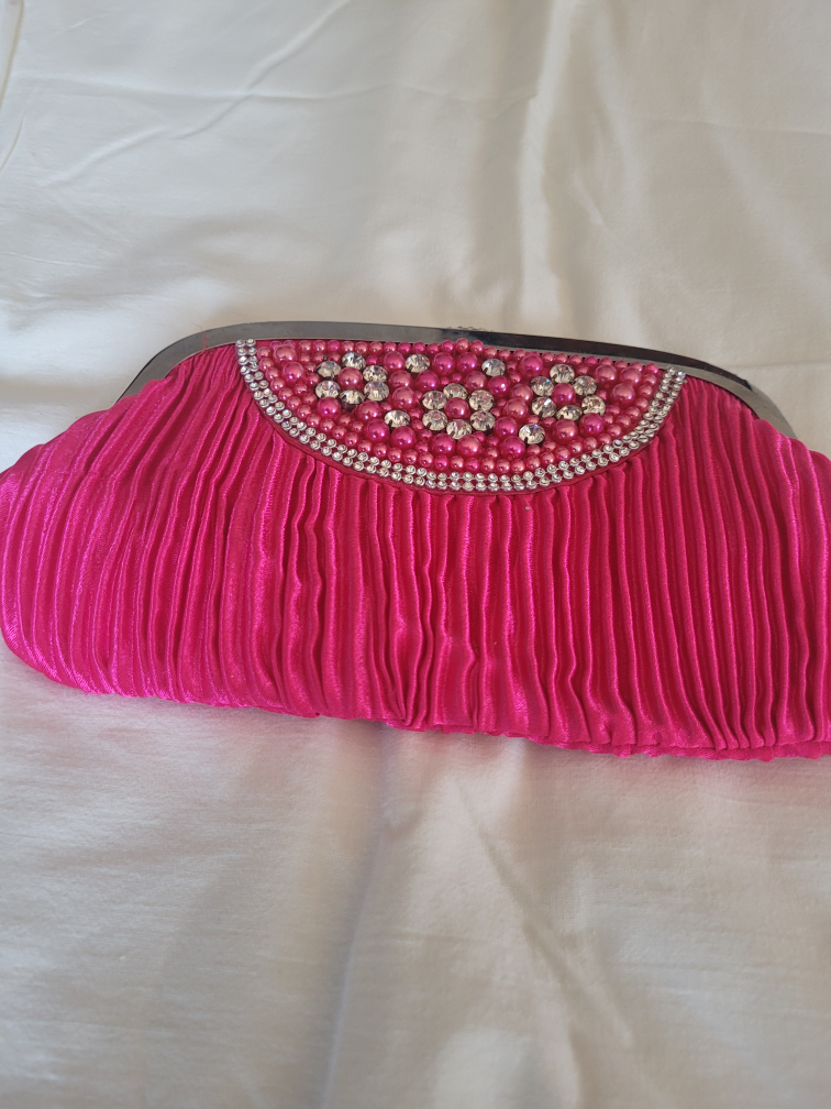 Pink Evening Clutch Purse