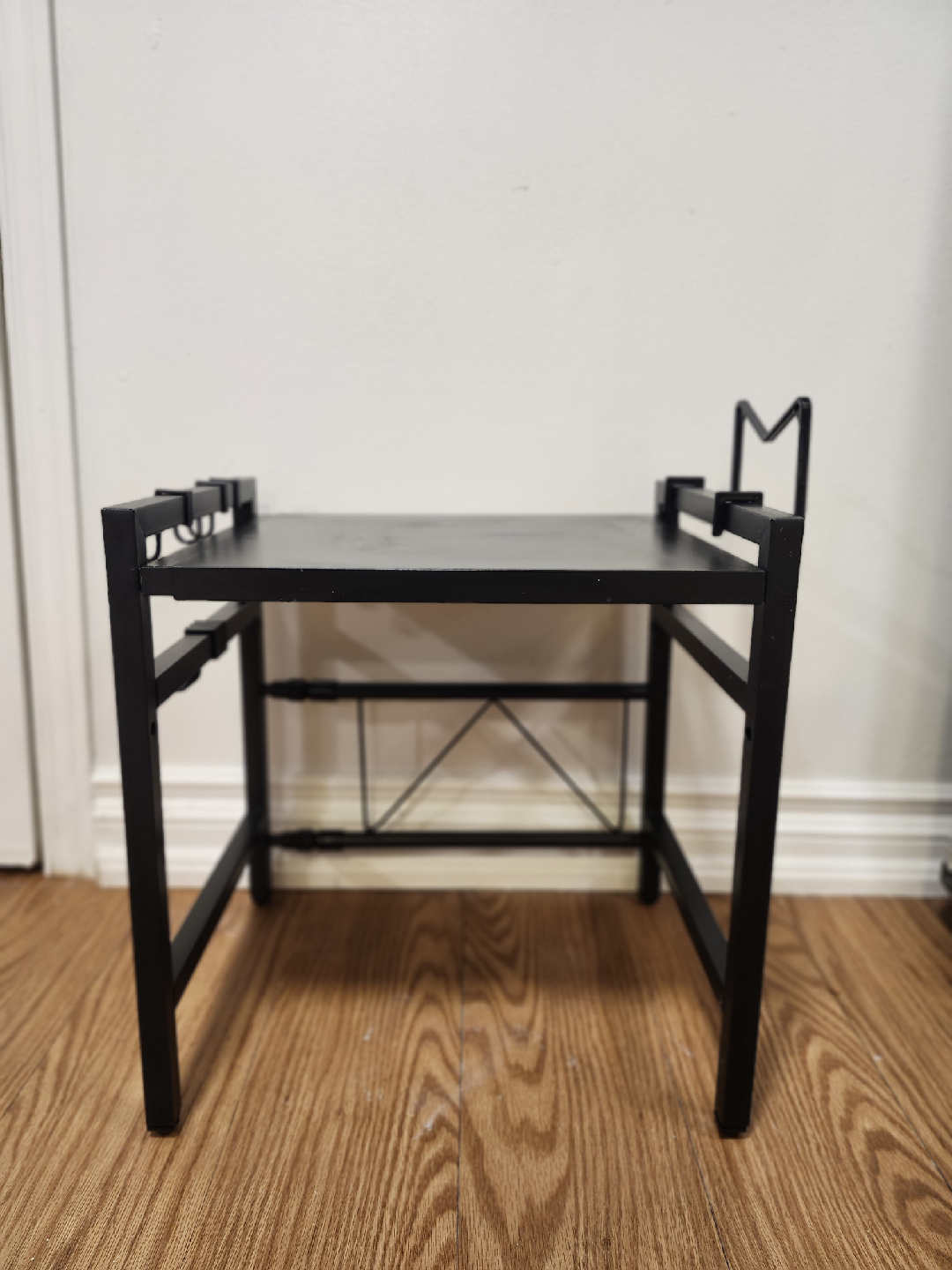Black Metal Shelf Rack - photo 3