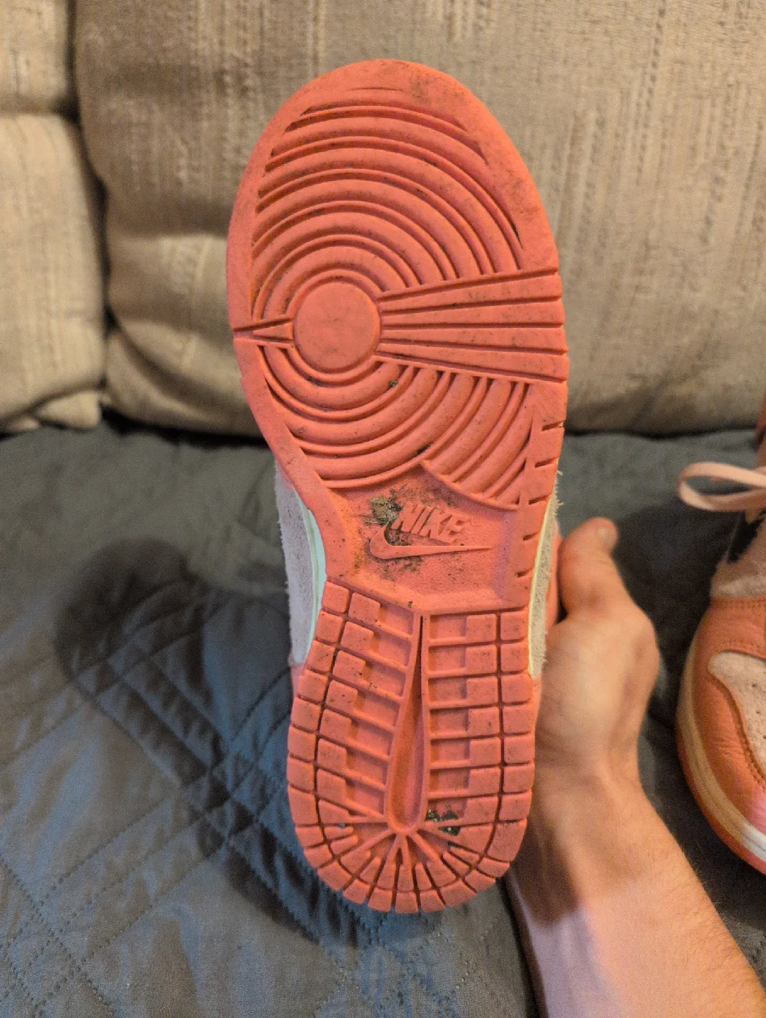 Nike Dunk High Pink/Black Shoes image indicator(4)