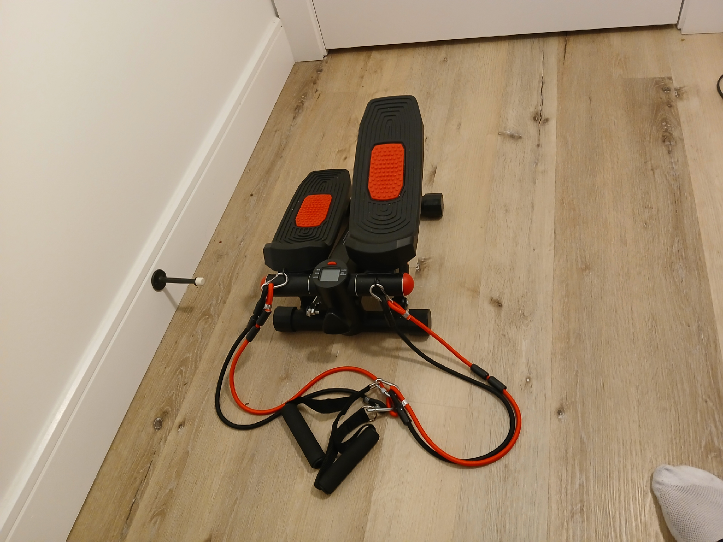 Mini Stepper with Resistance Bands