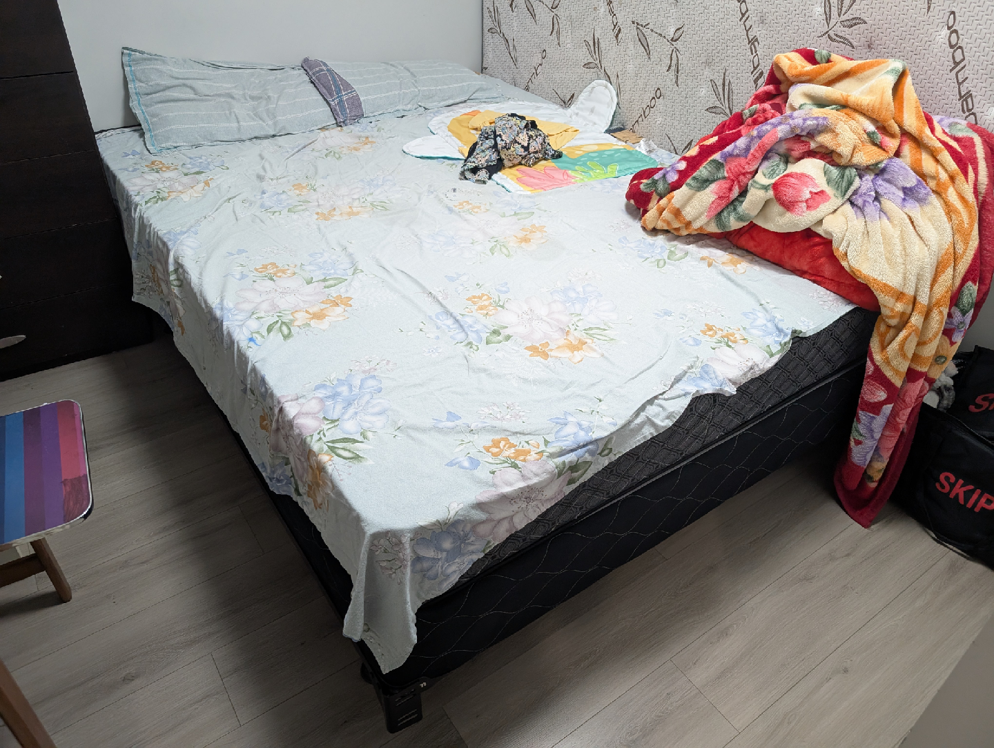 Organic Cotton Mattress & Queen Bed Frame