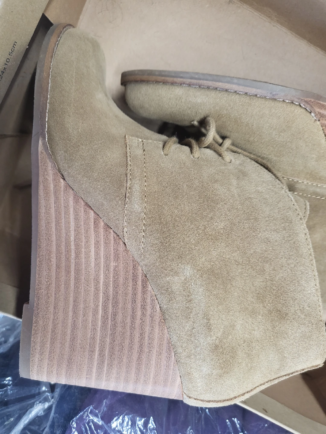 Lucky Brand Wedge Booties Size 7M - photo 3