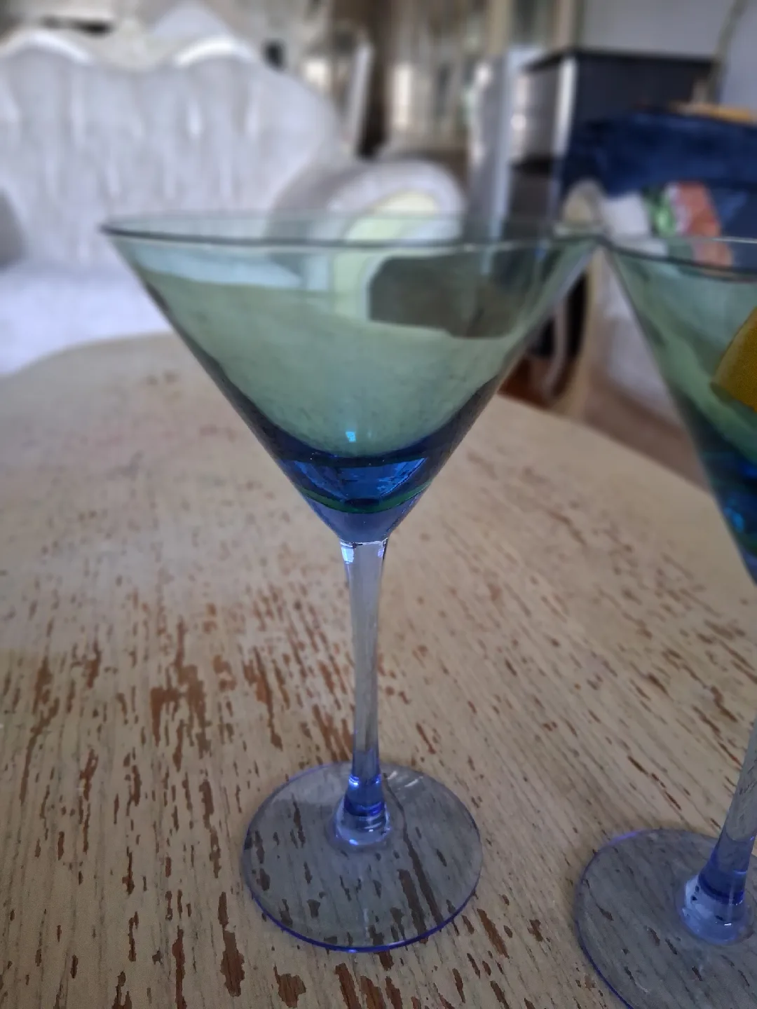 Blue Martini Glasses - Set of 2 image indicator(2)