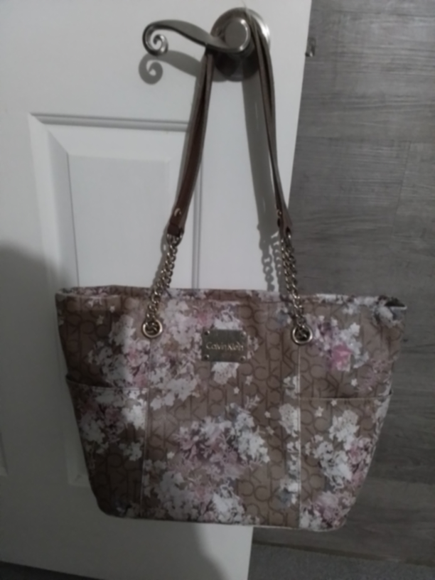 Calvin Klein Floral Tote Bag