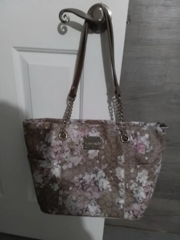 Calvin Klein Floral Tote Bag thumbnail