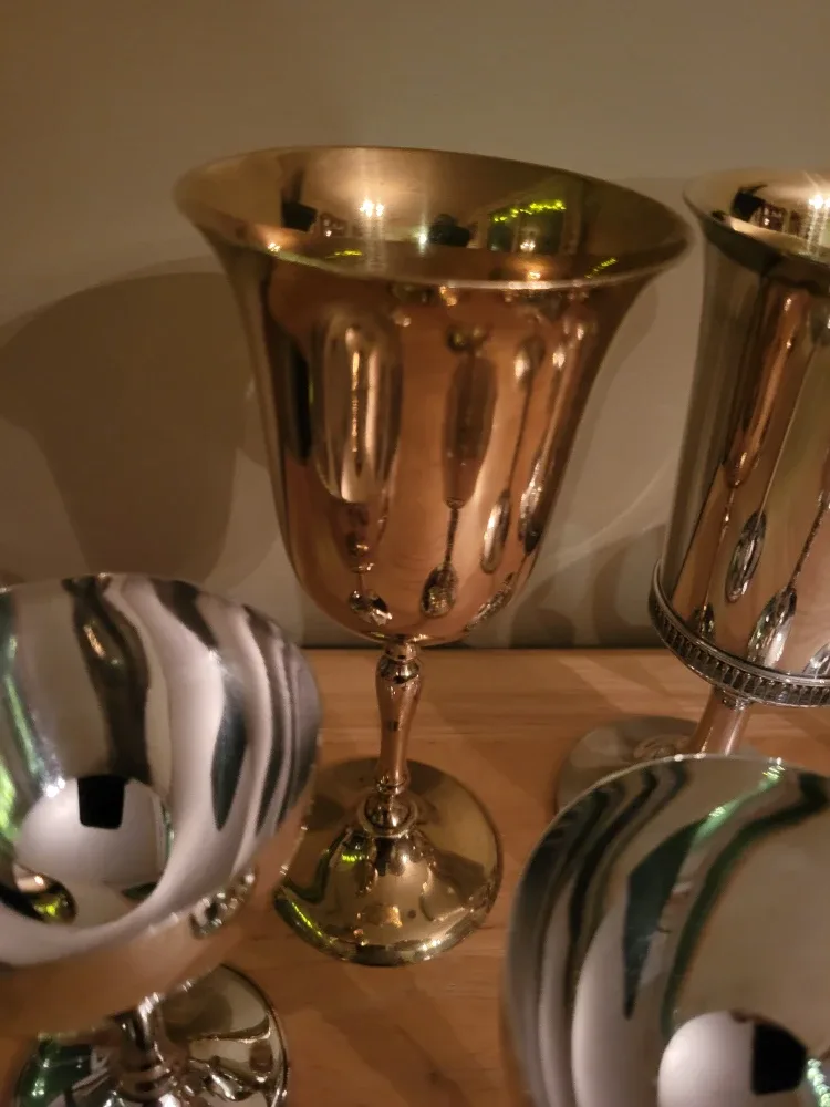 Vintage Silver Goblets/Cups image indicator(2)