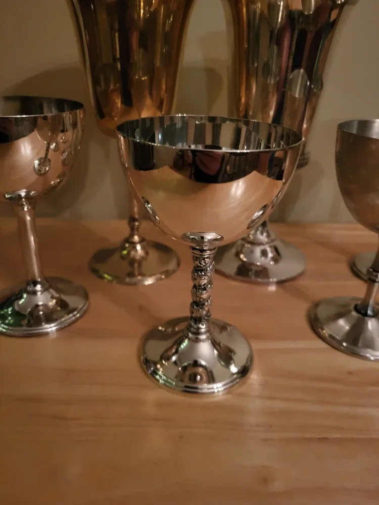 Vintage Silver Goblets/Cups image indicator(4)