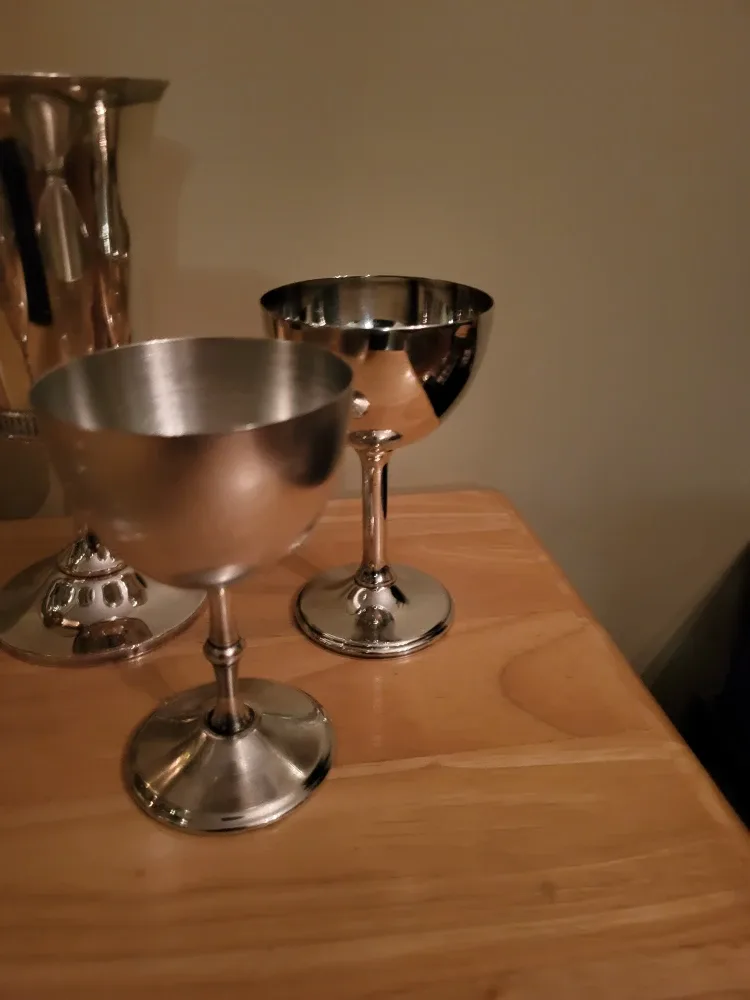 Vintage Silver Goblets/Cups image indicator(6)