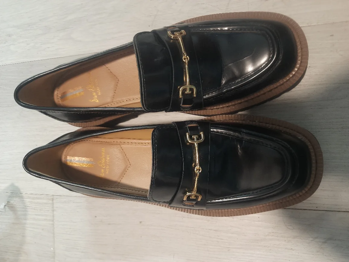 Sam Edelman Black Leather Loafers - Size us 7.5 thumbnail