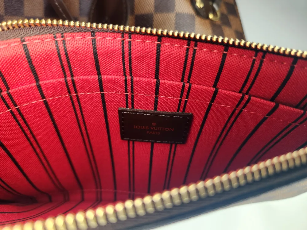 Louis Vuitton Damier Ebene Neverfull MM Tote Bag image indicator(5)