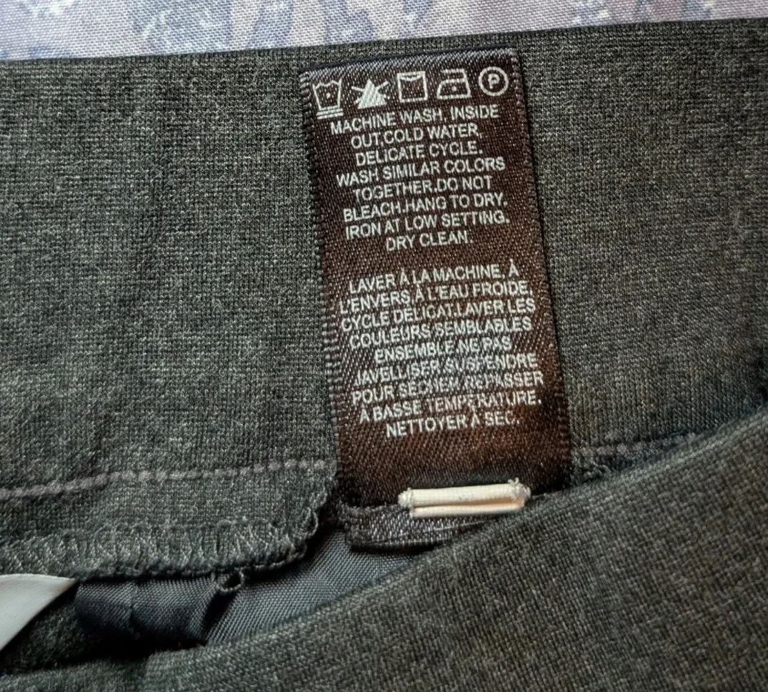 Amber & Grace Grey Wide Leg Pants - Size M image indicator(6)