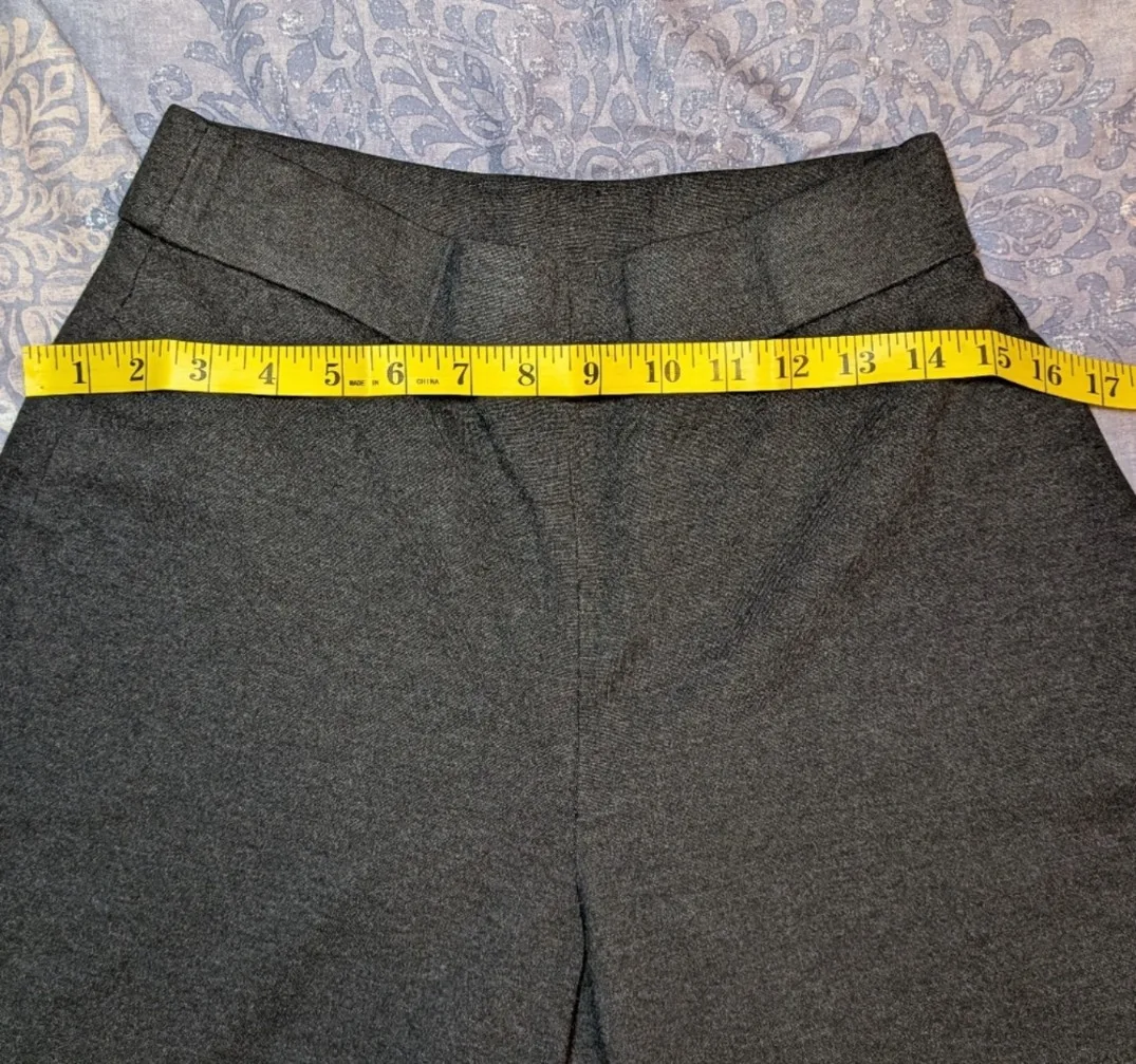 Amber & Grace Grey Wide Leg Pants - Size M image indicator(7)