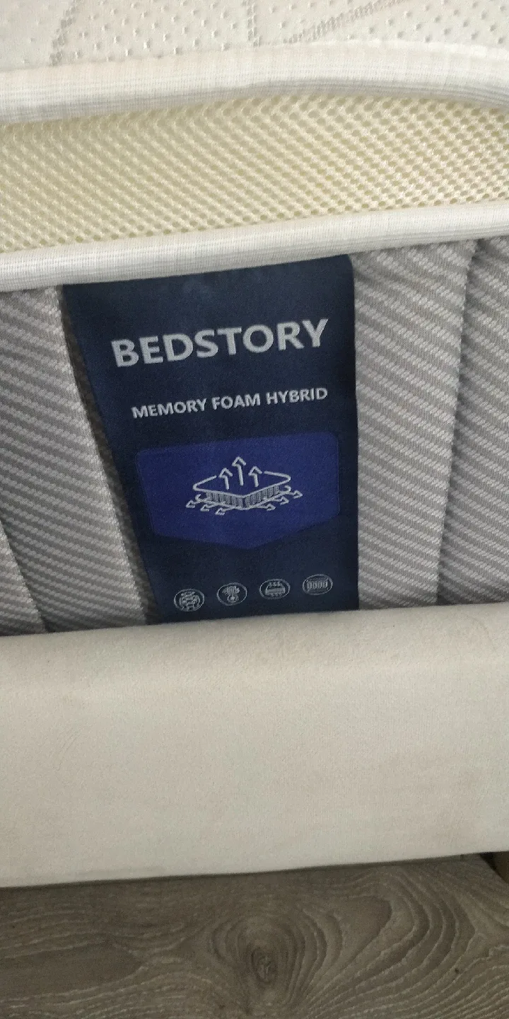 LIKE NEW - Mattress - Bedstory Memory Foam Hybrid,Queen Size image indicator(3)
