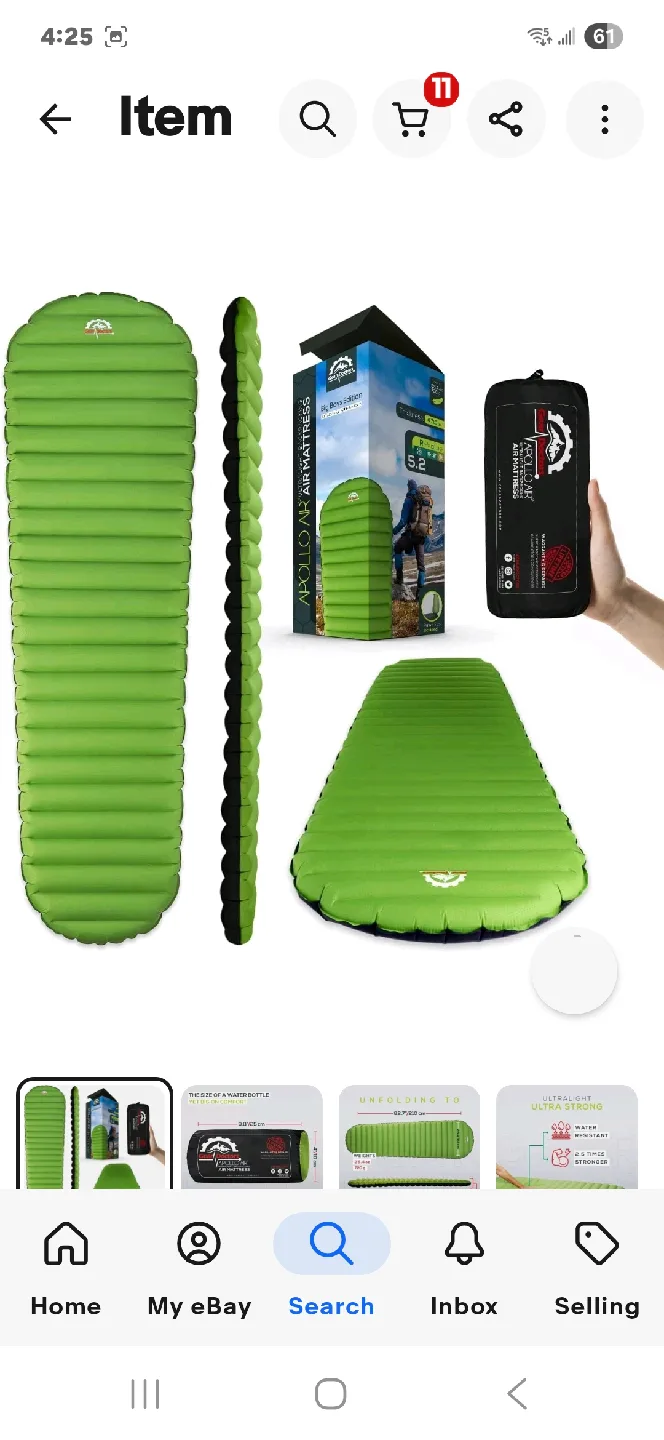 New Gear Doctors Apollo 4.3 R Camping Pad image indicator(4)