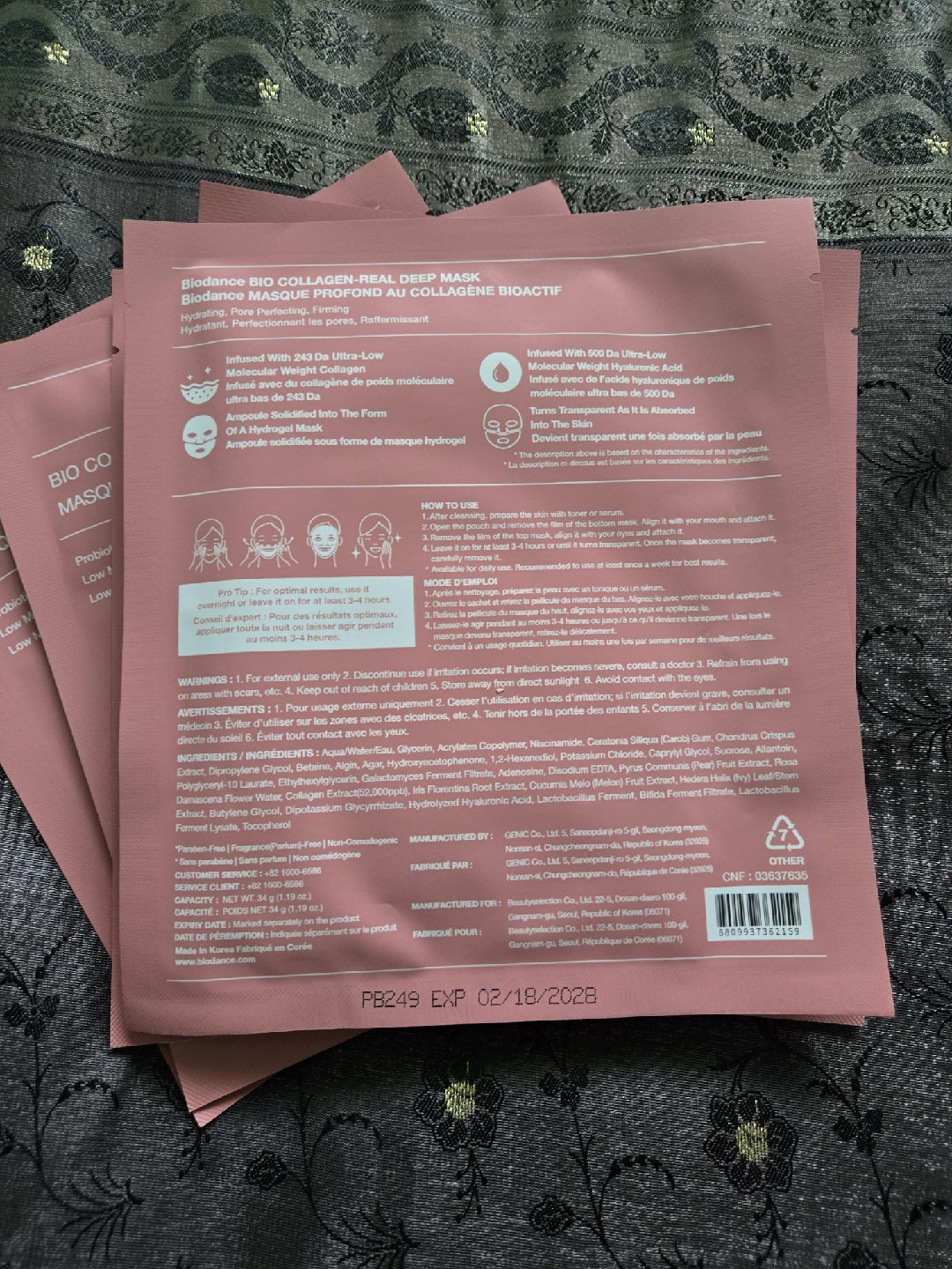 5 Biodance Bio Collagen Real Deep Masks - photo 2