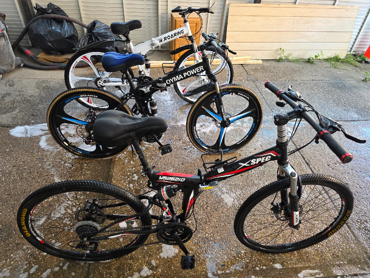 Xspec 21 Speed Mountain Bicycle Folding image indicator(10)