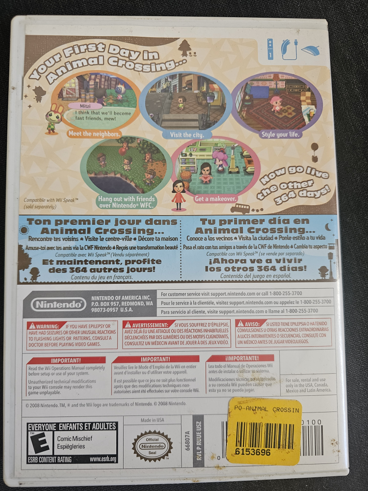 Animal Crossing: City Folk - Nintendo Wii Game - photo 2