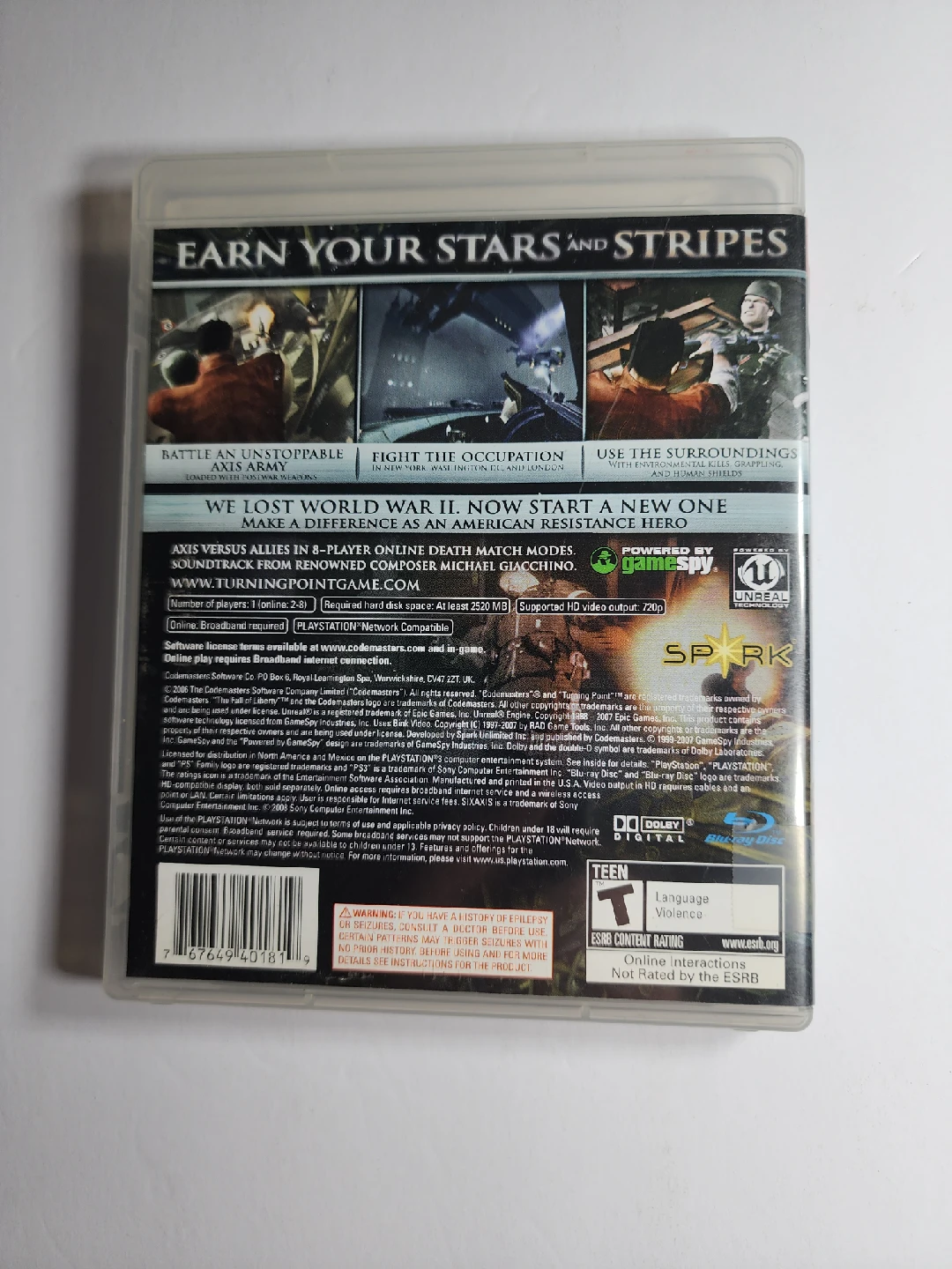 Turning Point: Fall of Liberty (PS3) - photo 2