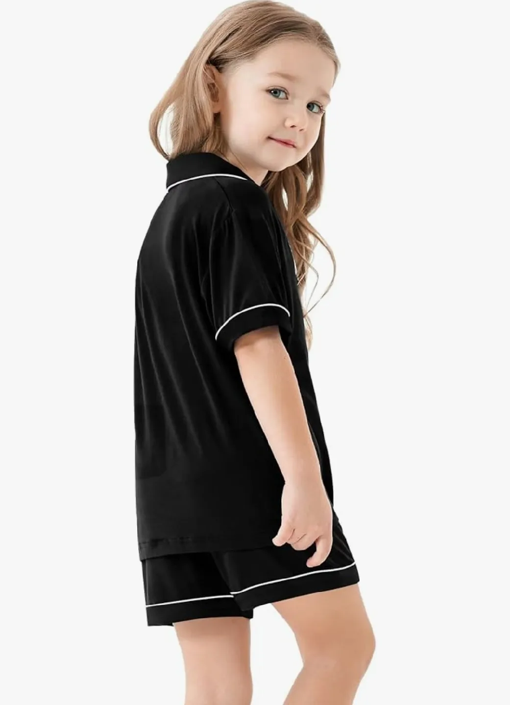 Black Kids Girls Pajama Set image indicator(3)