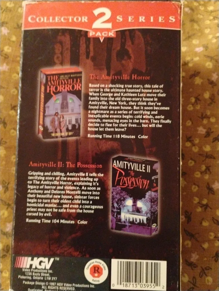 The Amityville Horror 2-Series VHS Tape image indicator(2)