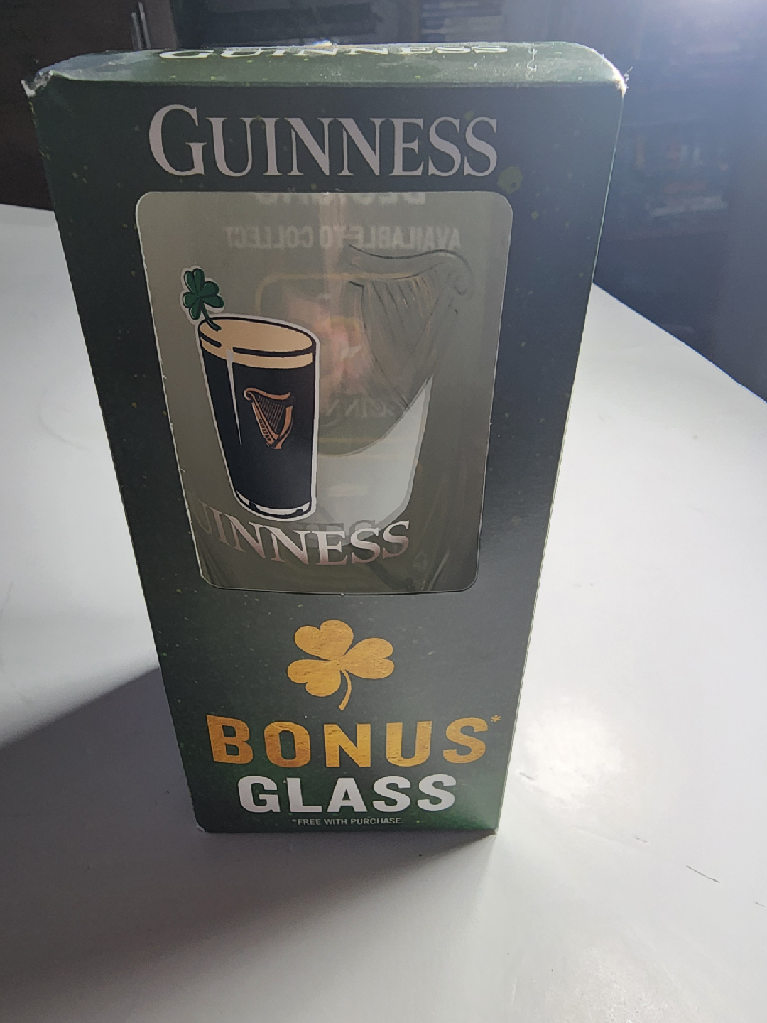 Guinness St. Patrick's Day Bonus Glass - New in Box!