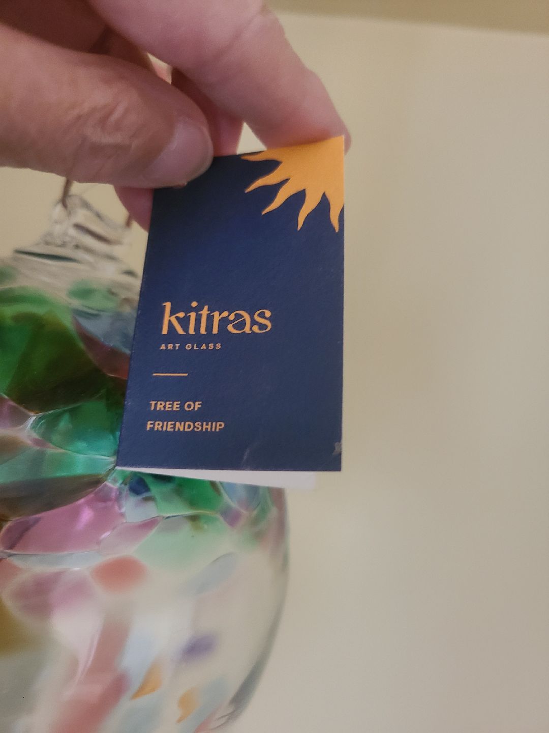 Kitras Art Glass Tree of Friendship Ornament - photo 2