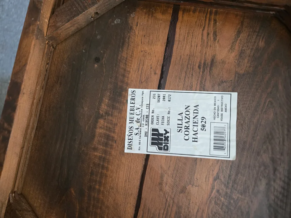 Dixy Silla Corazon Hacienda Dining Set image indicator(3)