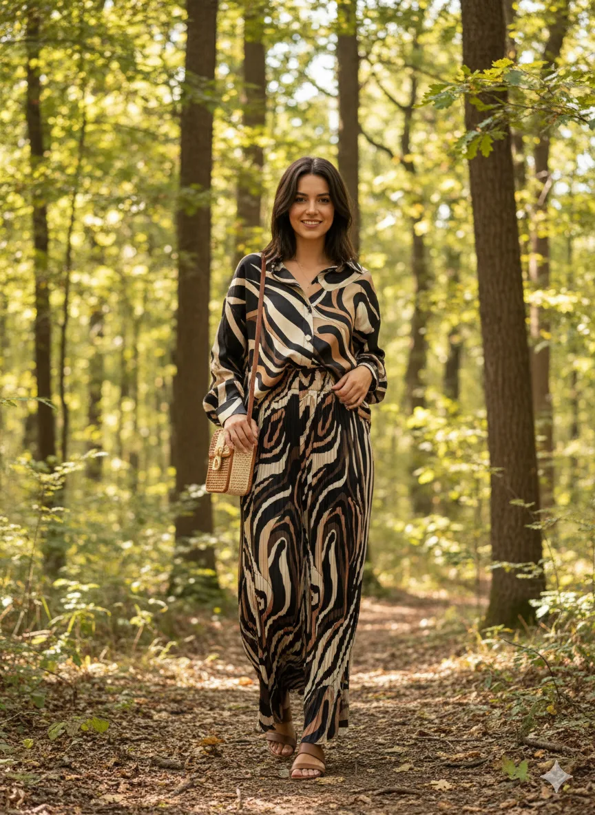 Patterned Two-Piece Set thumbnail