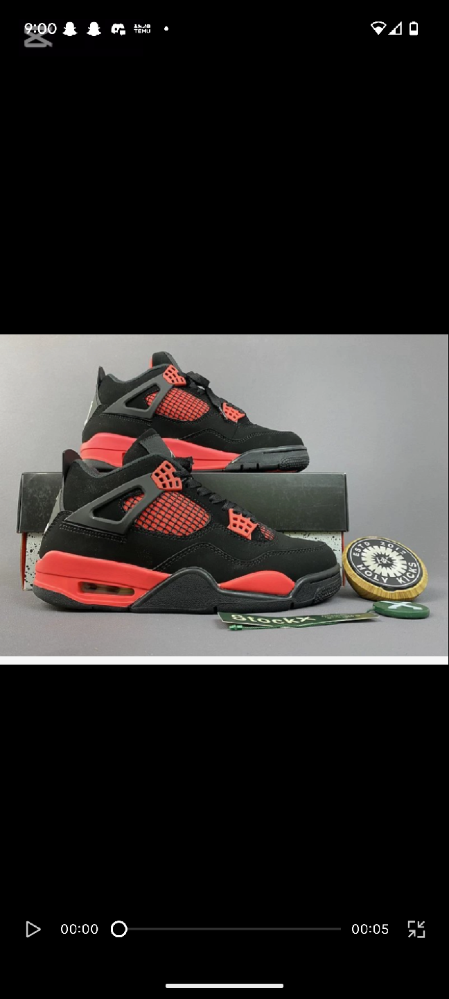 Air Jordan 4 Retro red