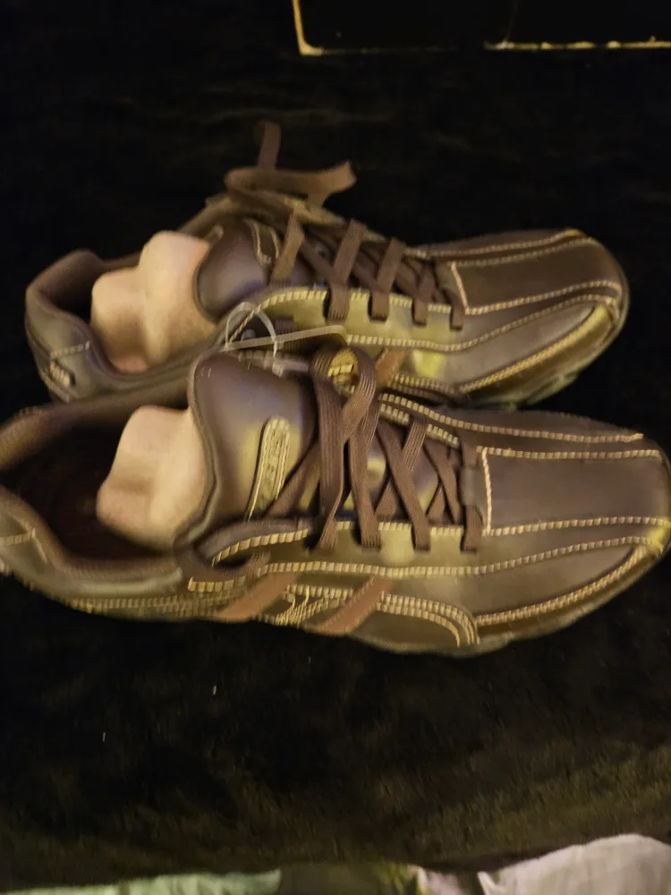 New Skechers USA Memory Foam Brown Shoes image indicator(2)