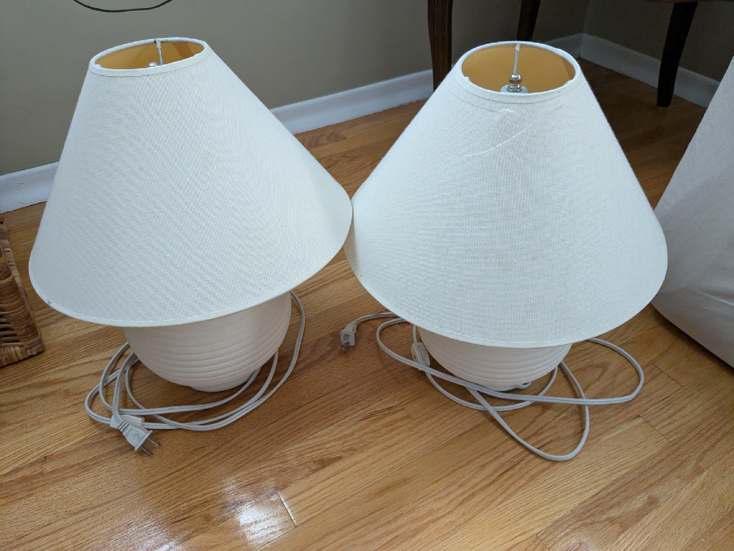 Two Nightstand Lamps