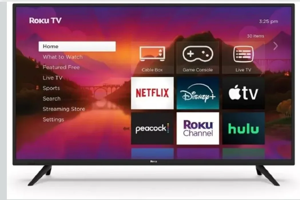 Roku TV 40 inches Brend new Come with remote control image indicator(2)