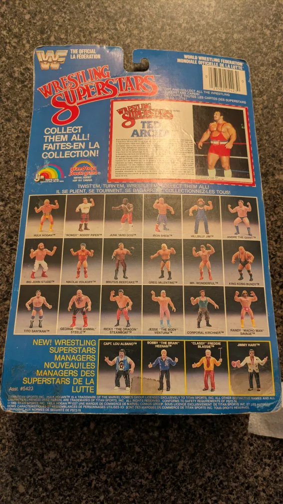 1987 WWF Wrestling Superstars Ted Arcidi Action Figure image indicator(2)