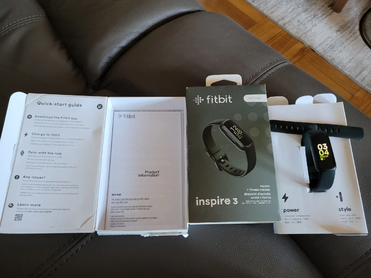 Fitbit Inspire 3 Health & Fitness Tracker - Like New! thumbnail