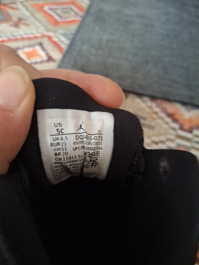 Jordan Jumpman Pro Baby Shoes - Black/White image indicator(6)