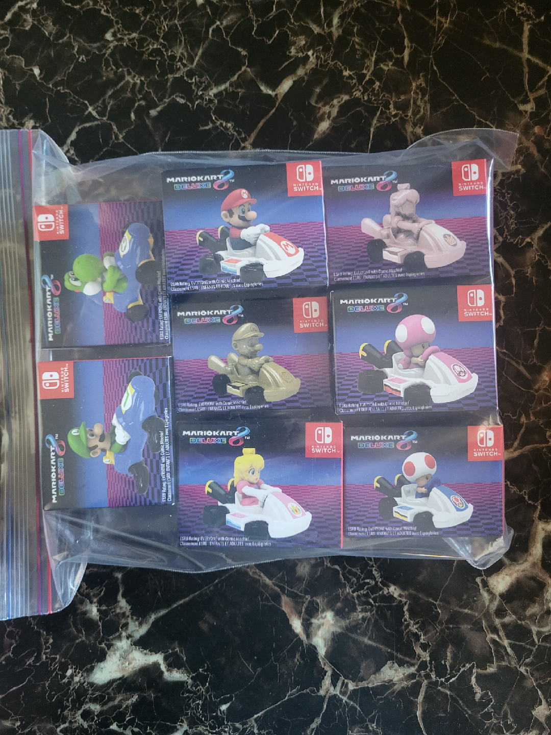 Mario Kart Deluxe 8 Nintendo Switch Figure Set