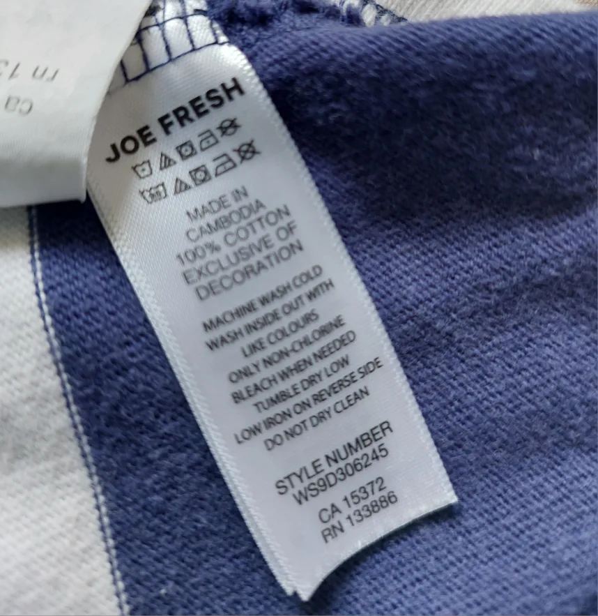 Joe Fresh Striped Rugby Dress - Size S image indicator(10)