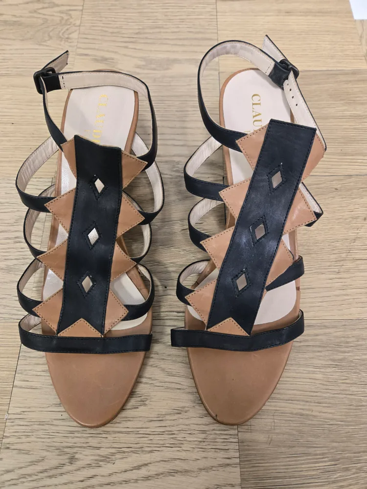 Claudia Ciuti Firenze Wedge Sandals - Size 40