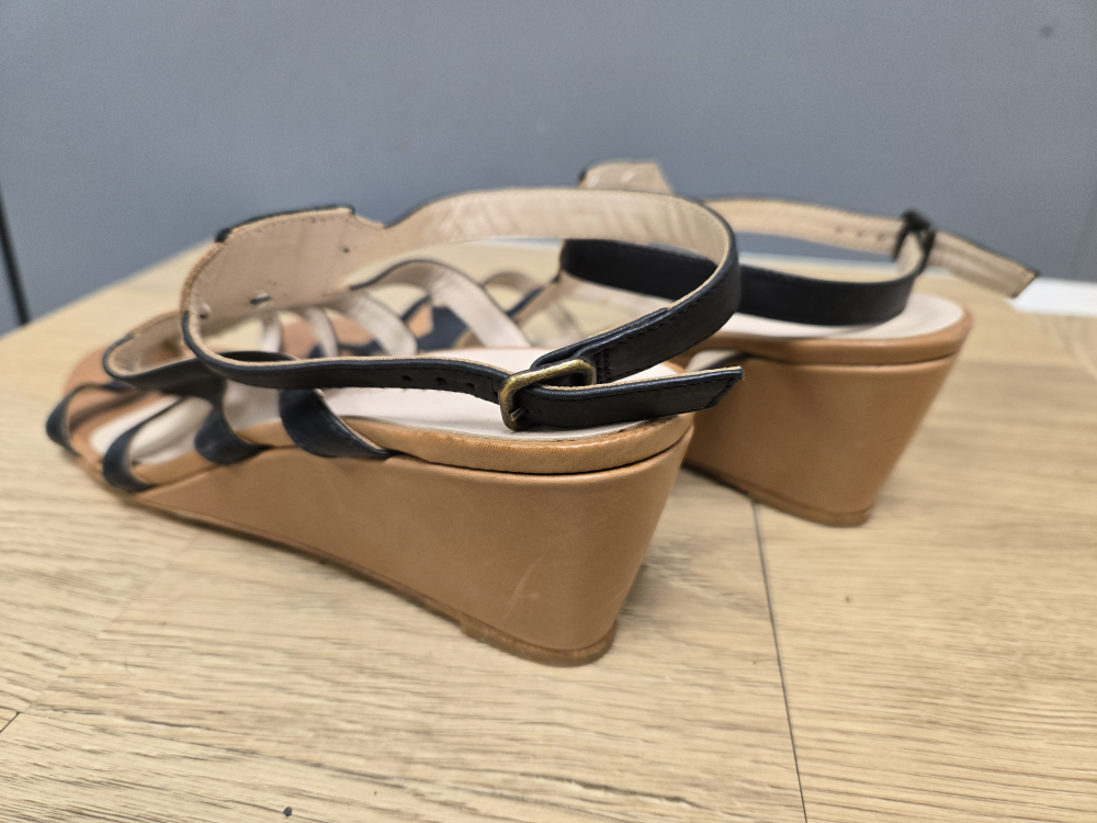 Claudia Ciuti Firenze Wedge Sandals - Size 40 - photo 4