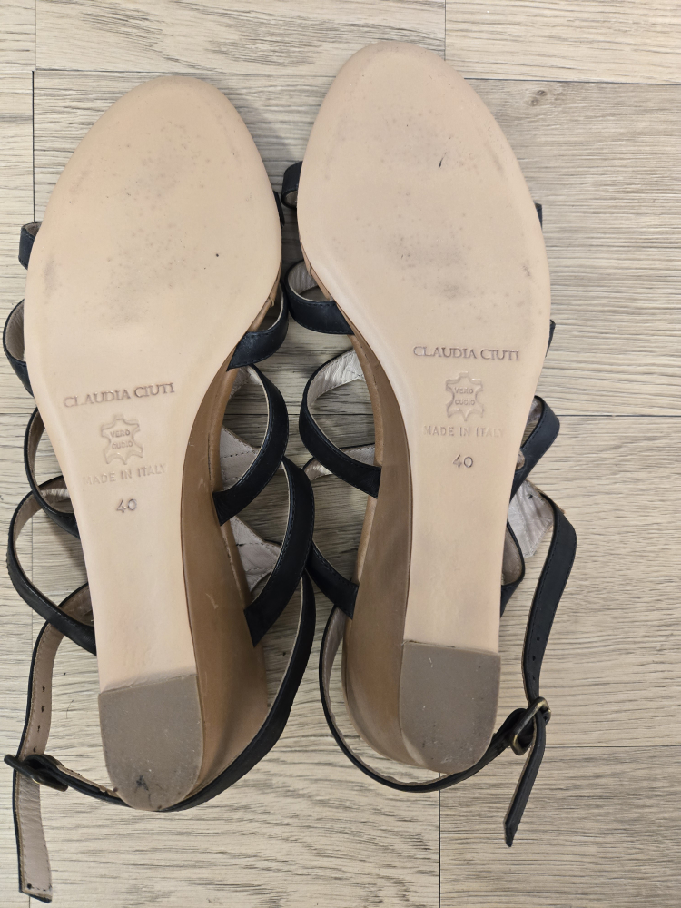 Claudia Ciuti Firenze Wedge Sandals - Size 40 - photo 5