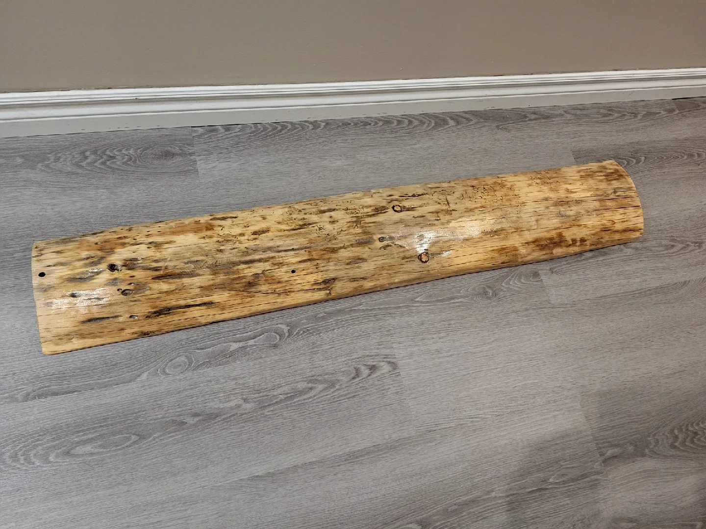 Wooden Live Edge Mantle/ Shelf image indicator(2)