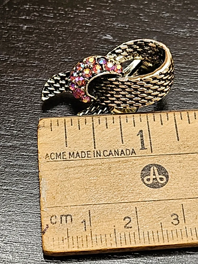 Vintage Clip BSK clip On Earrings 1960s image indicator(9)